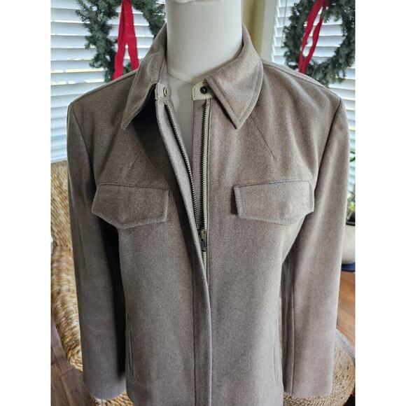 J. Crew Wool Blend Jacket Women's Size S Brown Preppy Outdoors - Picture 7 of 10